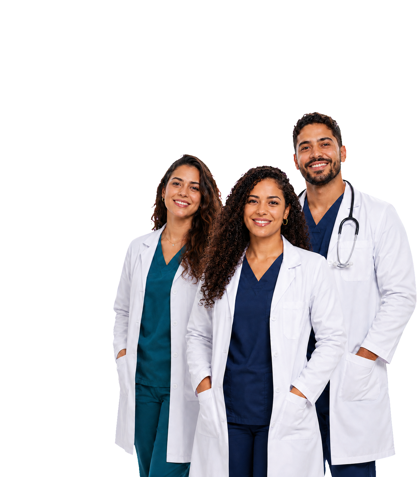 Médicos em formação no ambiente hospitalar