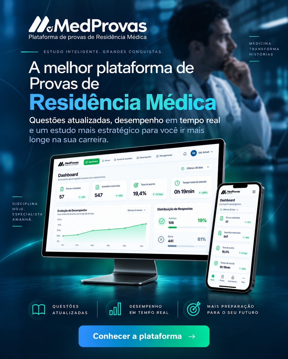 MedProvas — plataforma de provas de Residência Médica