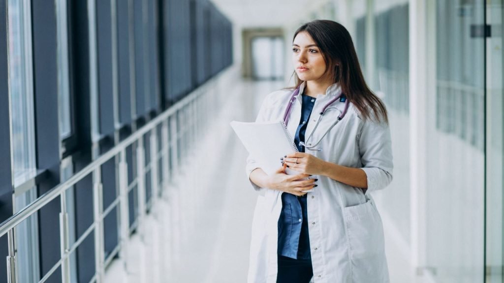 Aluna de residência médica
