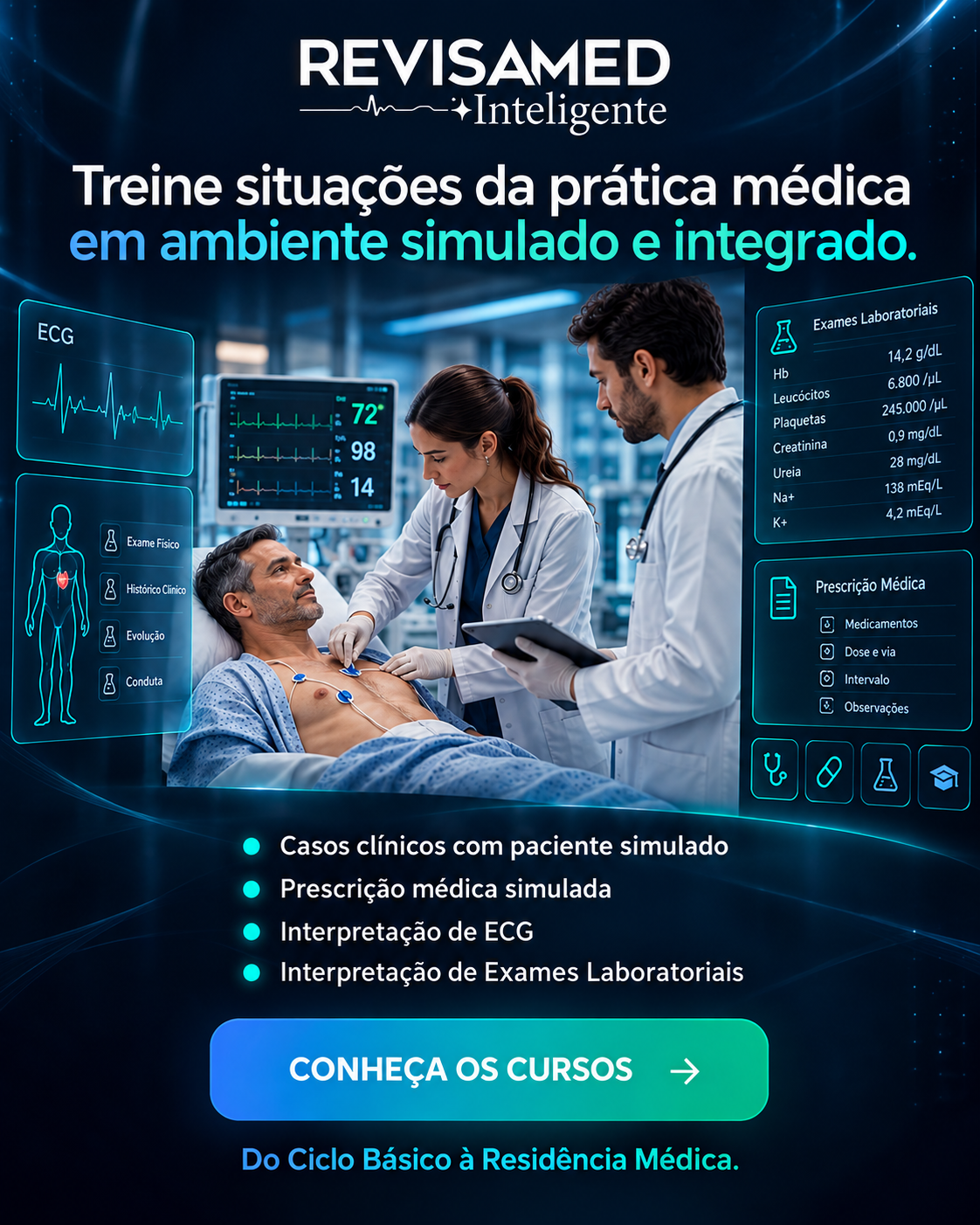 Revisamed Inteligente — Práticas Médicas Simuladas